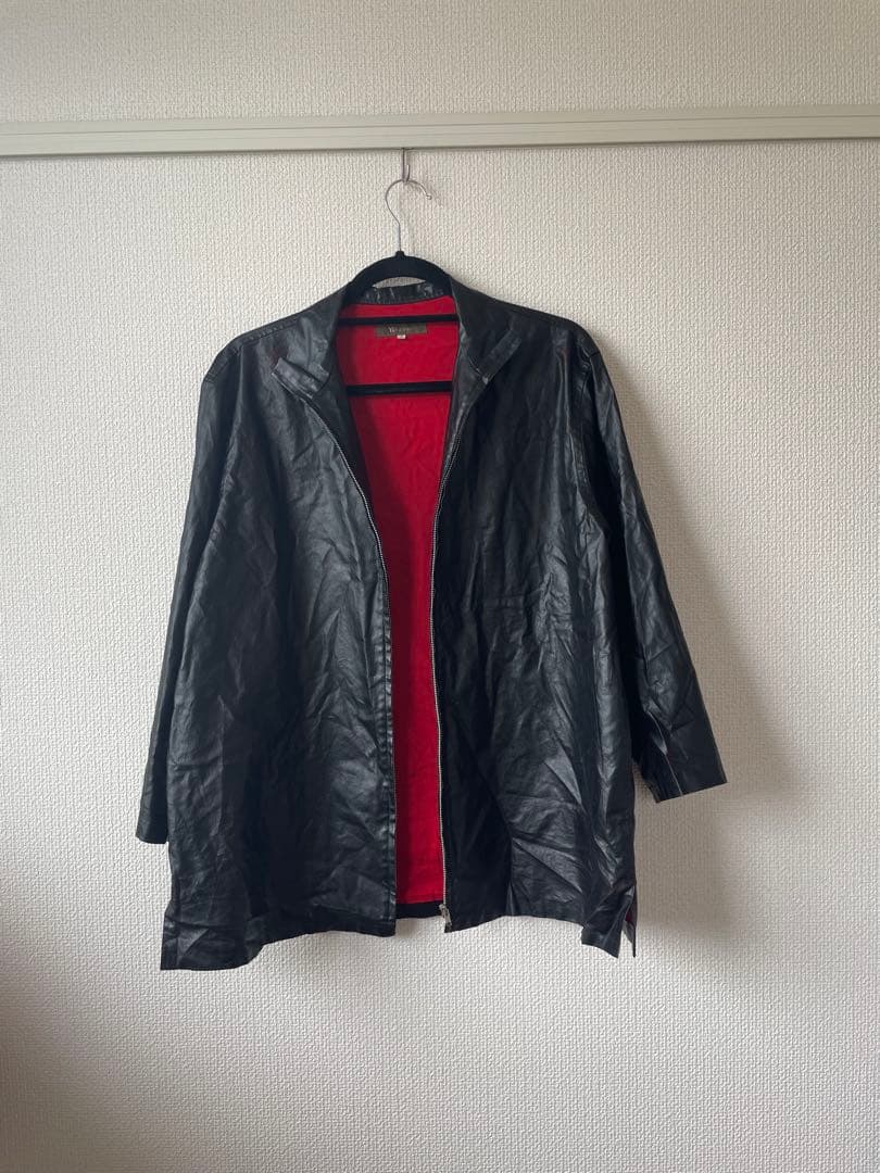 ヨウジヤマモト Y's for men ジャケット フェイクレザー ブルゾン
