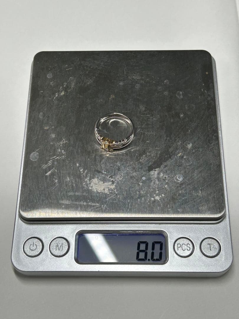 【美品】CELINE ダイヤモンドリング750ゴールド 900プラチナ　12号