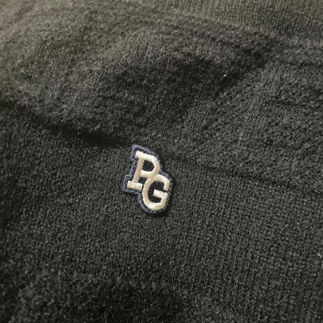 美品パーリーゲイツニットブルゾン裏地つき