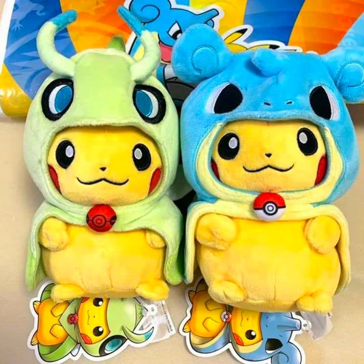 シンガポール限定 貴重 ぬいぐるみ ポンチョピカチュウ ラプラス