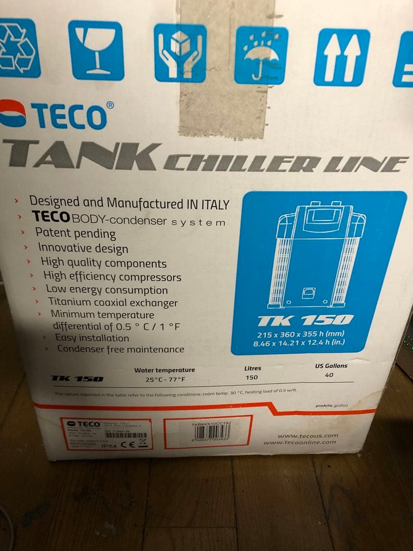 未開封新品 水槽用クーラー TECO TK150