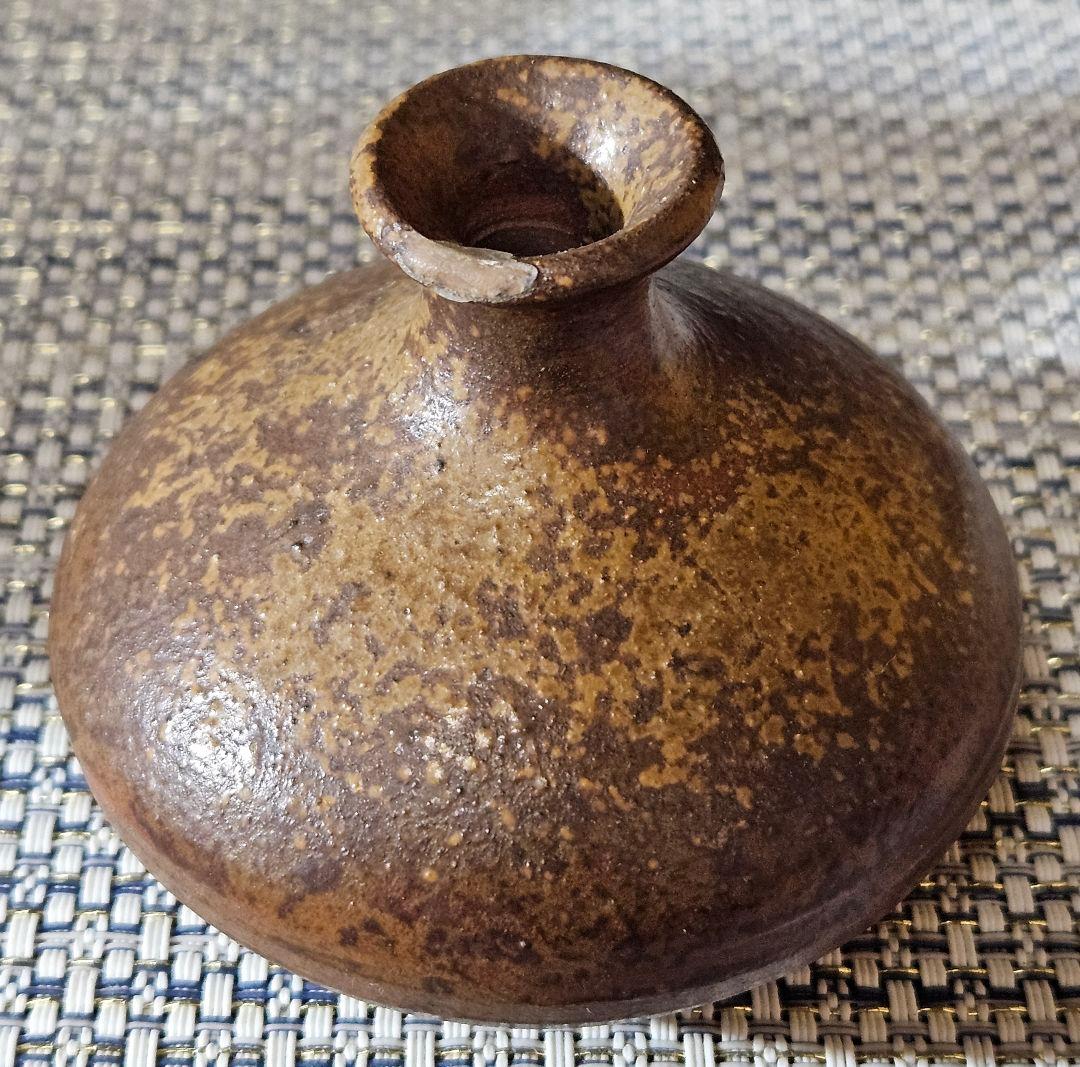 明治時代 古備前油壺 古備前小壺 窯変油壺 3点