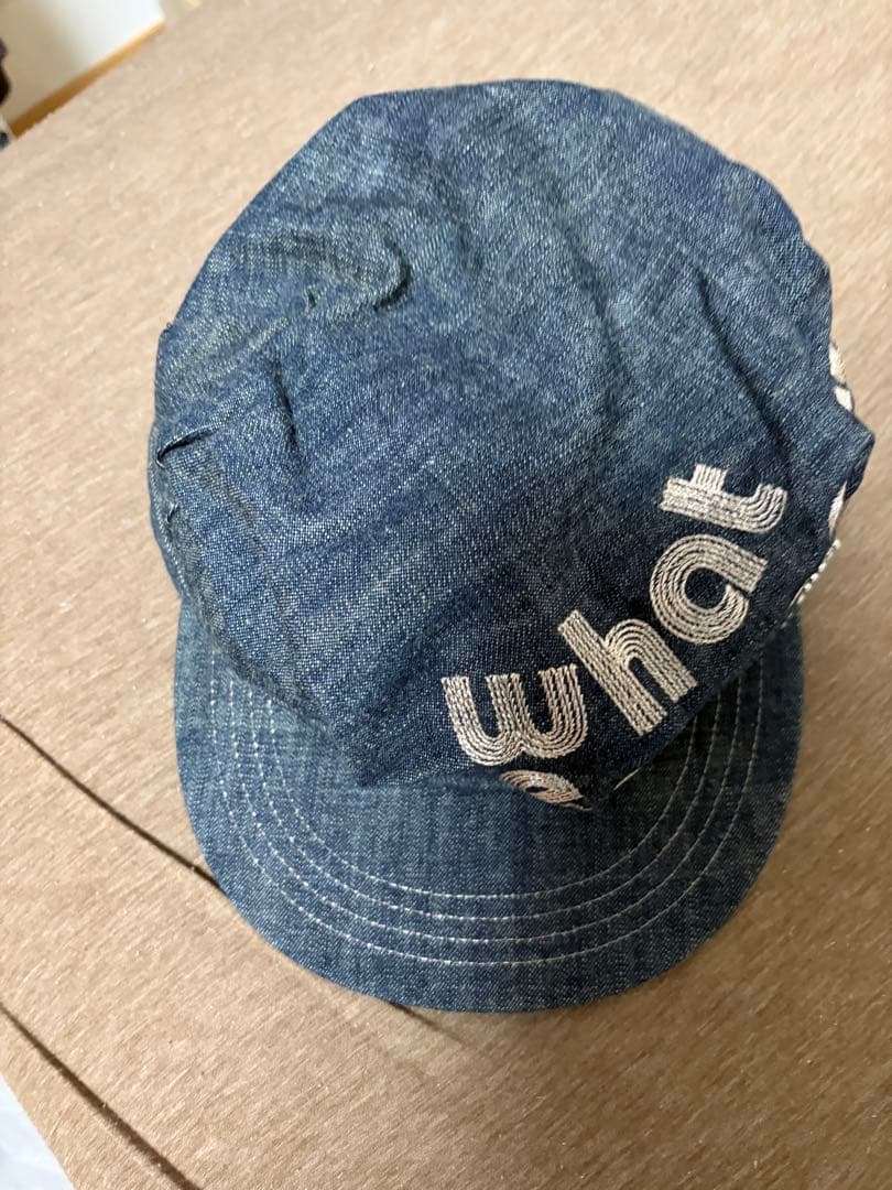 WMMW 吉田美和 キャスケット帽デニム生地 ブローチ付き - メルカリ