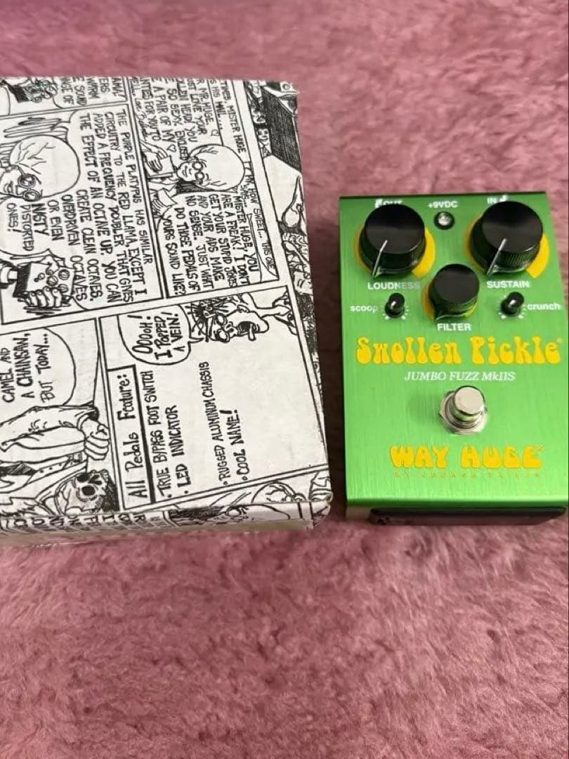 j*d様 WAY HUGE Swollen Pickle MkIIS ファズペダ WAY HUGE® SWOLLEN PICKLE® JUMBO FUZZ MKIIS - Dunlop