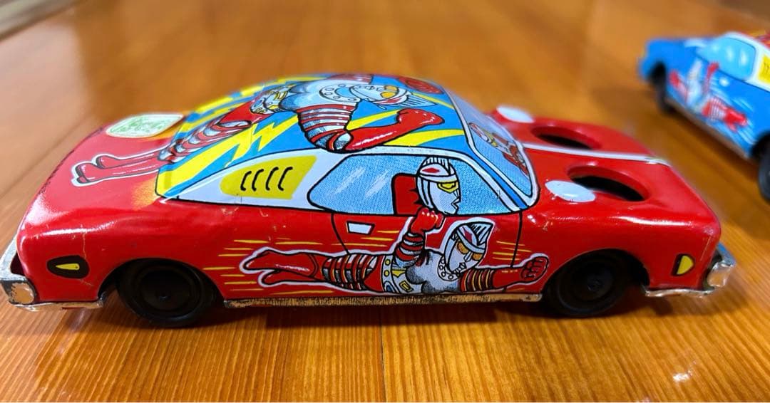 特撮テレビ番組「ジャンボーグＡ」　ブリキ　日本製　車