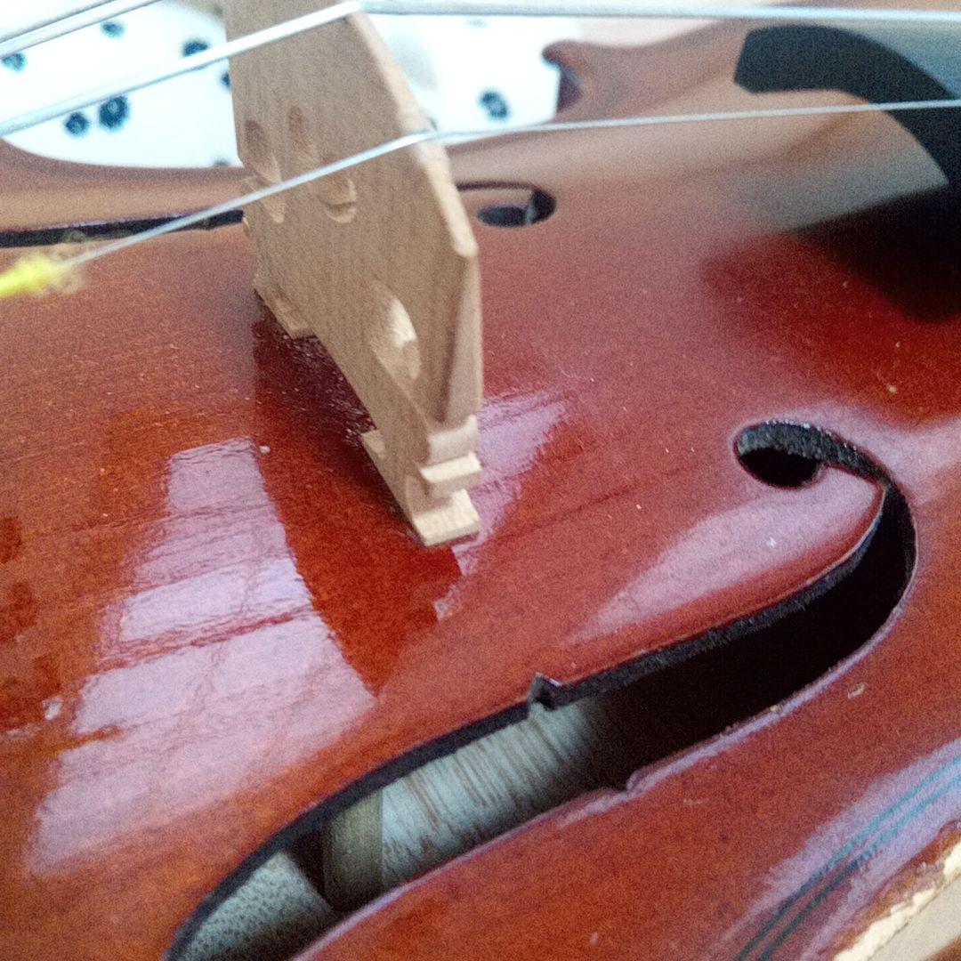 つまみ細工ouka　　バイオリン 1/2 No.300 anno1989