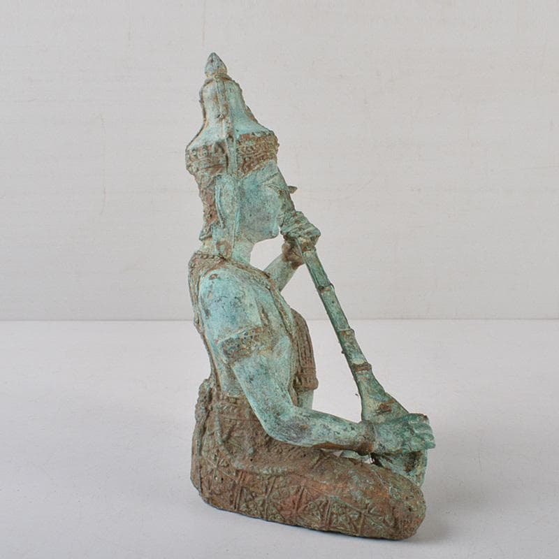 仏教美術　古銅青銅　チベット仏　仏像　置物　C　R6083