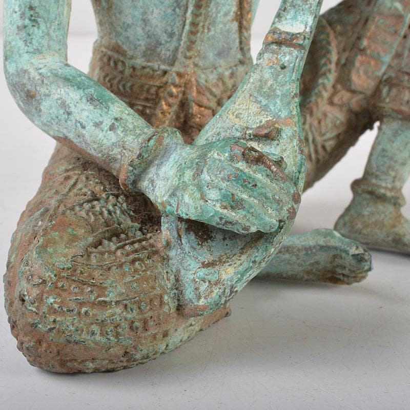 仏教美術　古銅青銅　チベット仏　仏像　置物　C　R6083