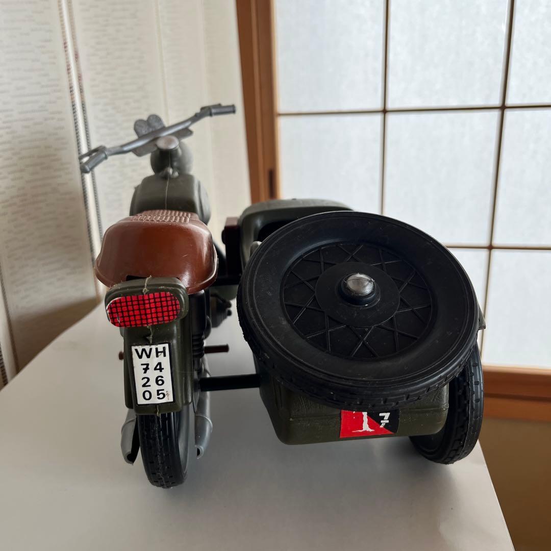GI.joe (アクションマン) バイクとサイドカー　1970年代　ビンテージ
