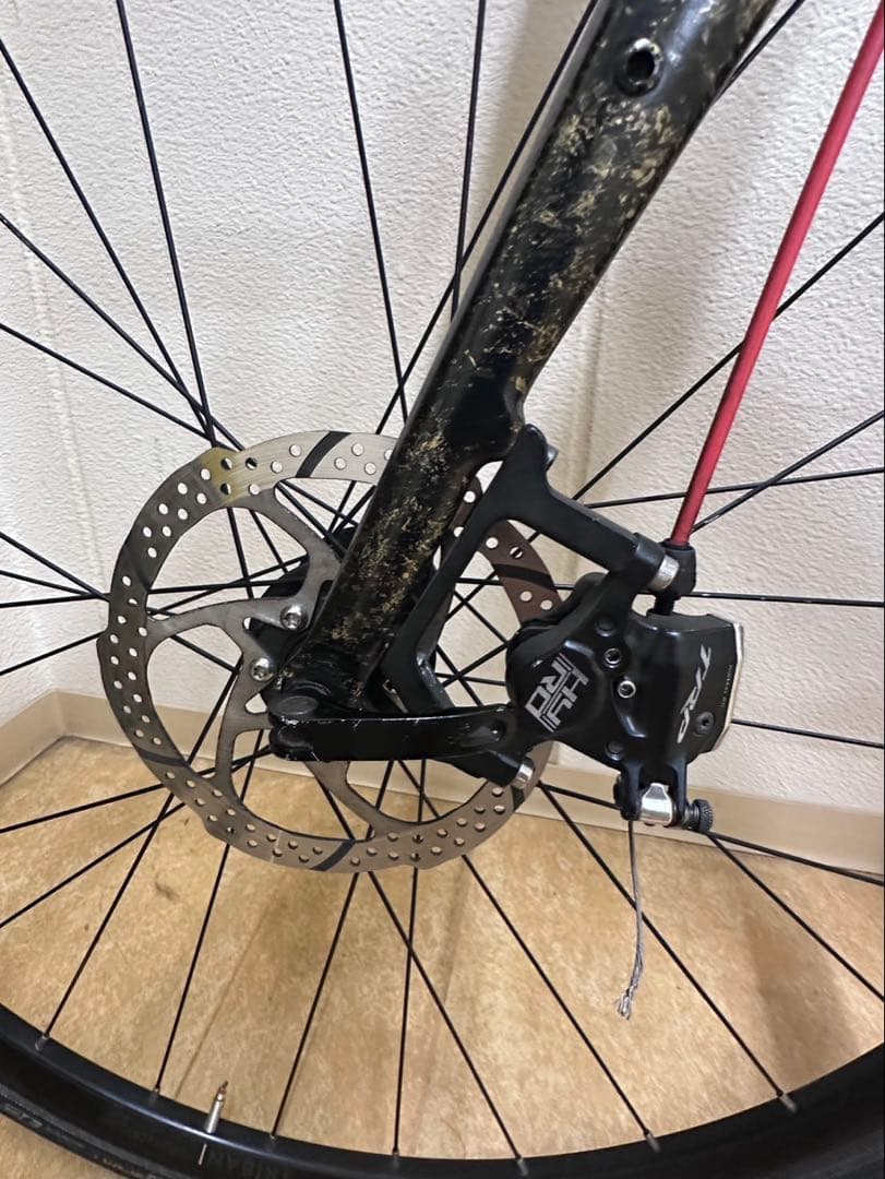 最終価格 カーボンフォーク、ディスクブレーキロードバイク