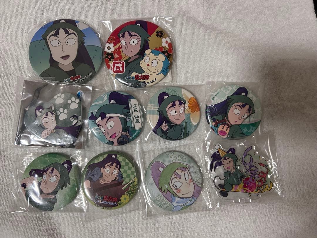 忍たま乱太郎 立花仙蔵 缶バッジ 10個セット 忍たま乱太郎 一年生