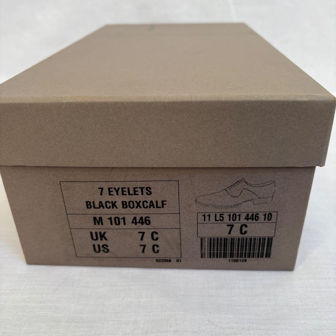 【美品】J.M.WESTON 7 EYELETS BLACK BOXCALF