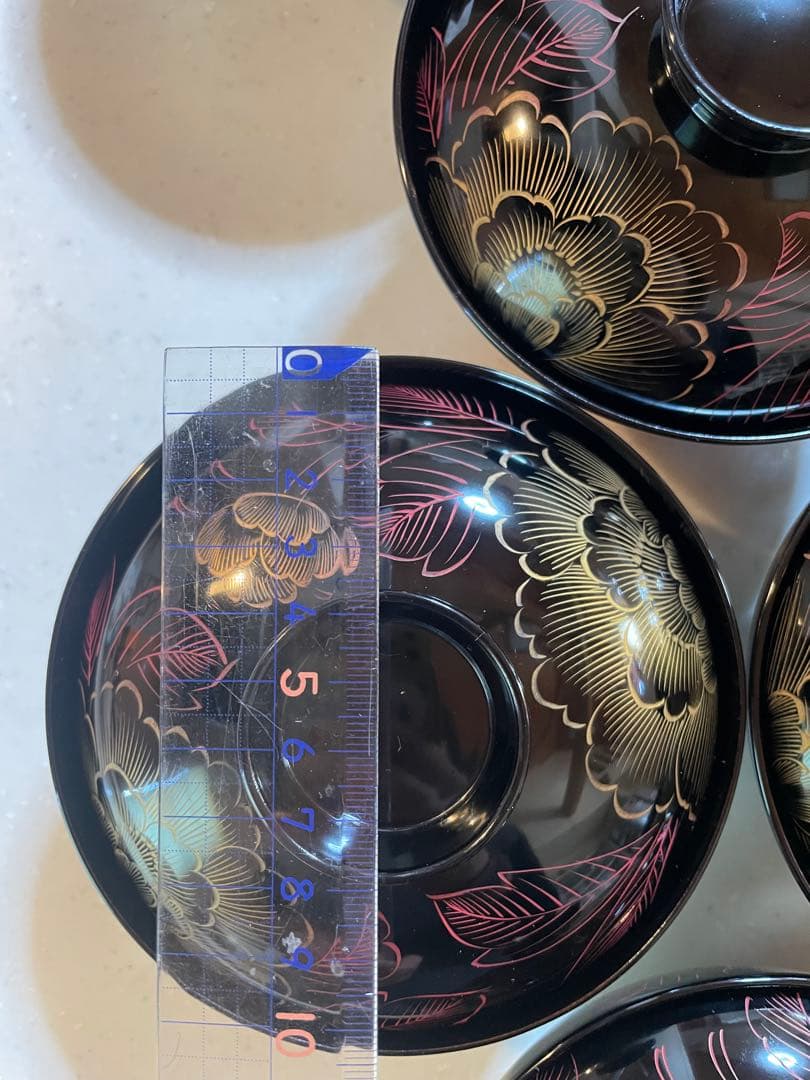 輪島塗吸い物椀10脚セット美品Wajima Lacquer Soup Bowls