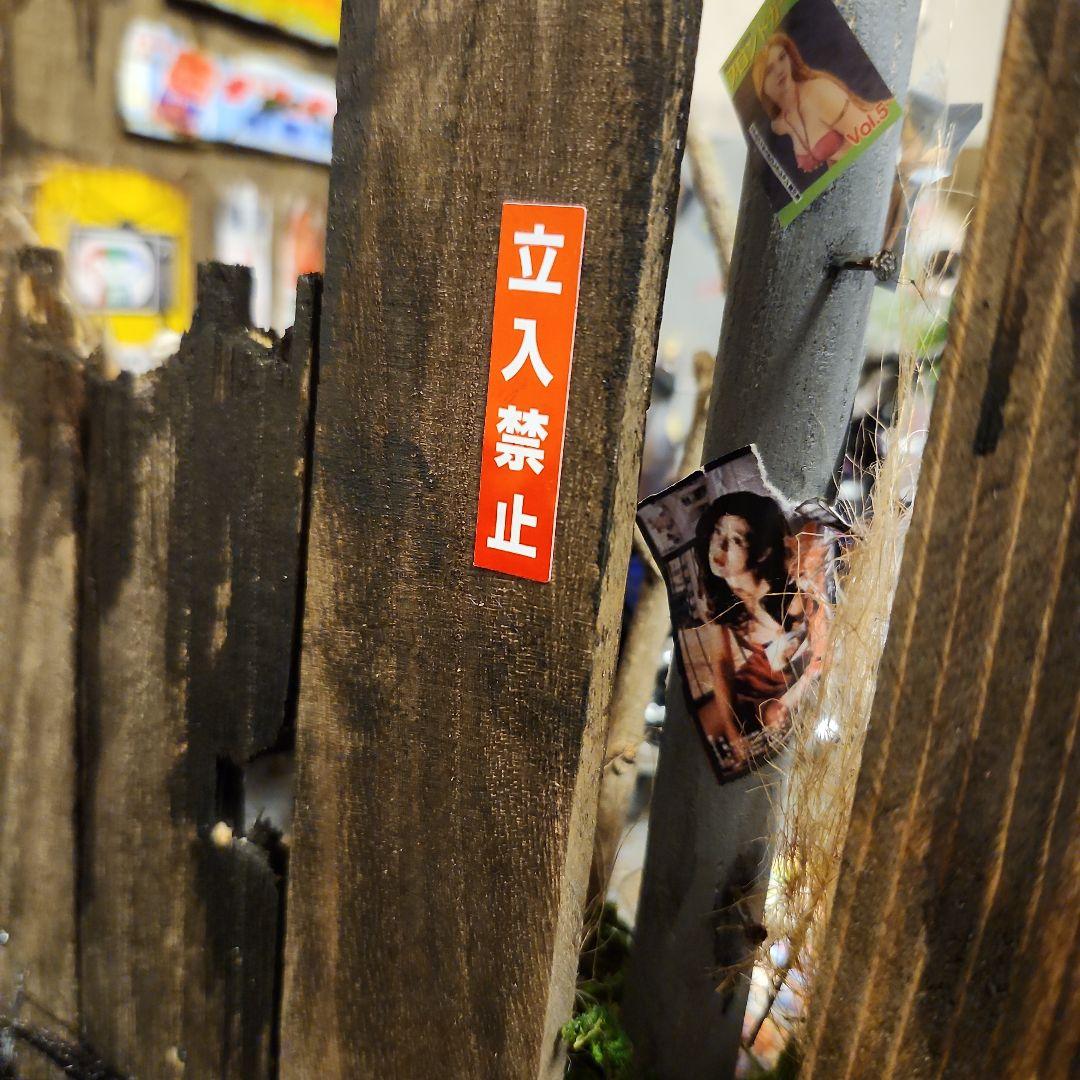 昭和　レトロ自販機　ジオラマ　ホーロー看板　FX400