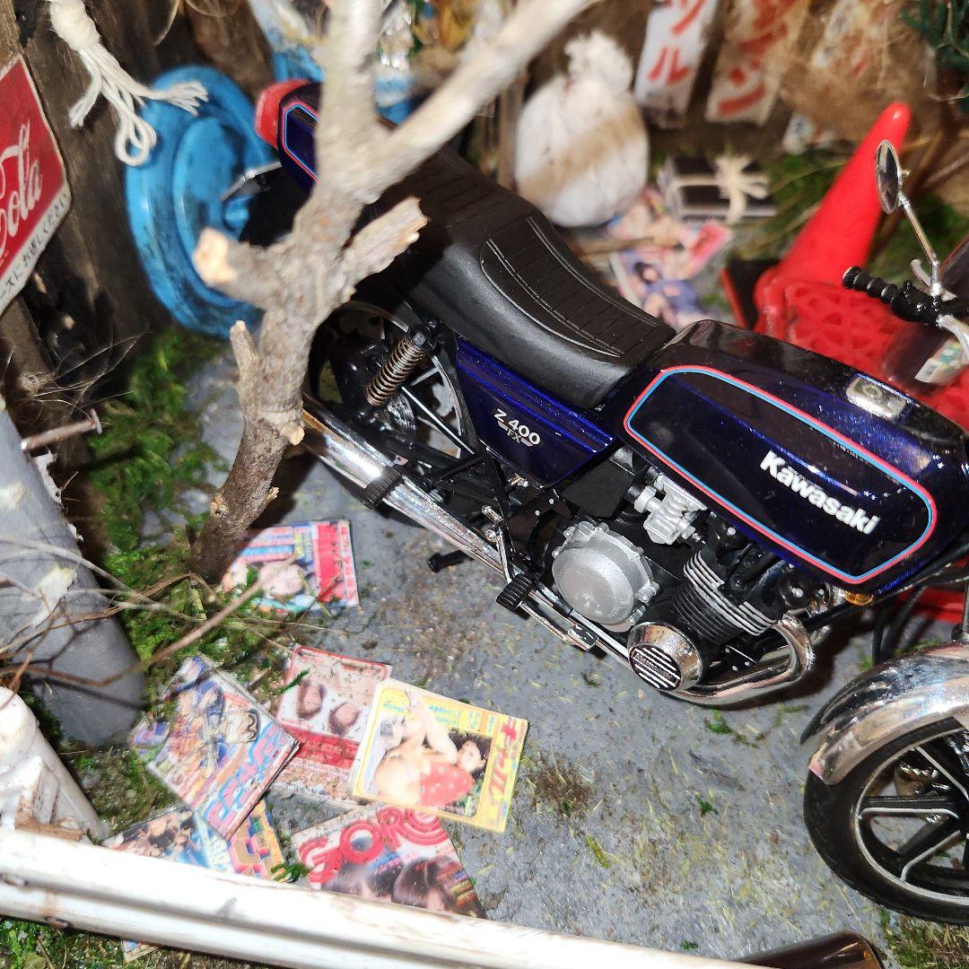 昭和　レトロ自販機　ジオラマ　ホーロー看板　FX400