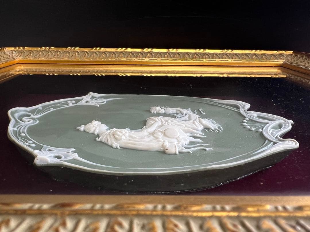 英国　パテ・シュール・パテ　女神、天使文額　東Y7-1218☆1Fトトサ