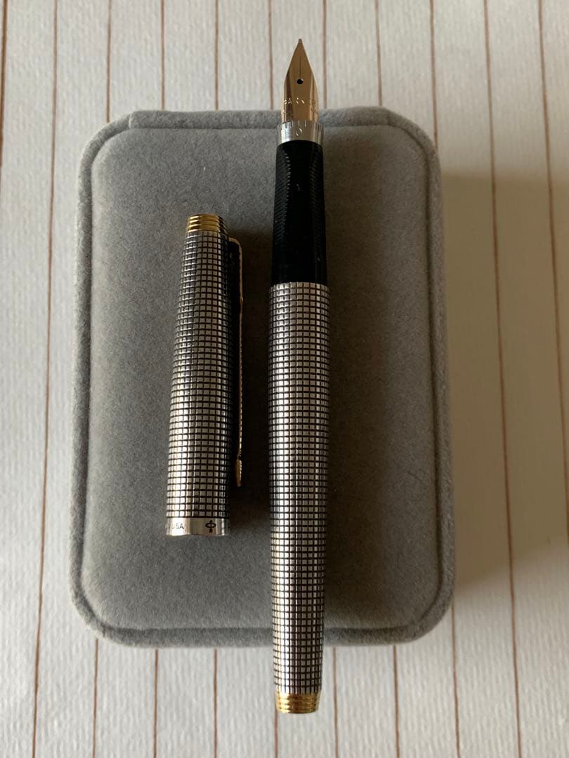 パーカー75 スターリングシルバー 初期型 14Kペン先