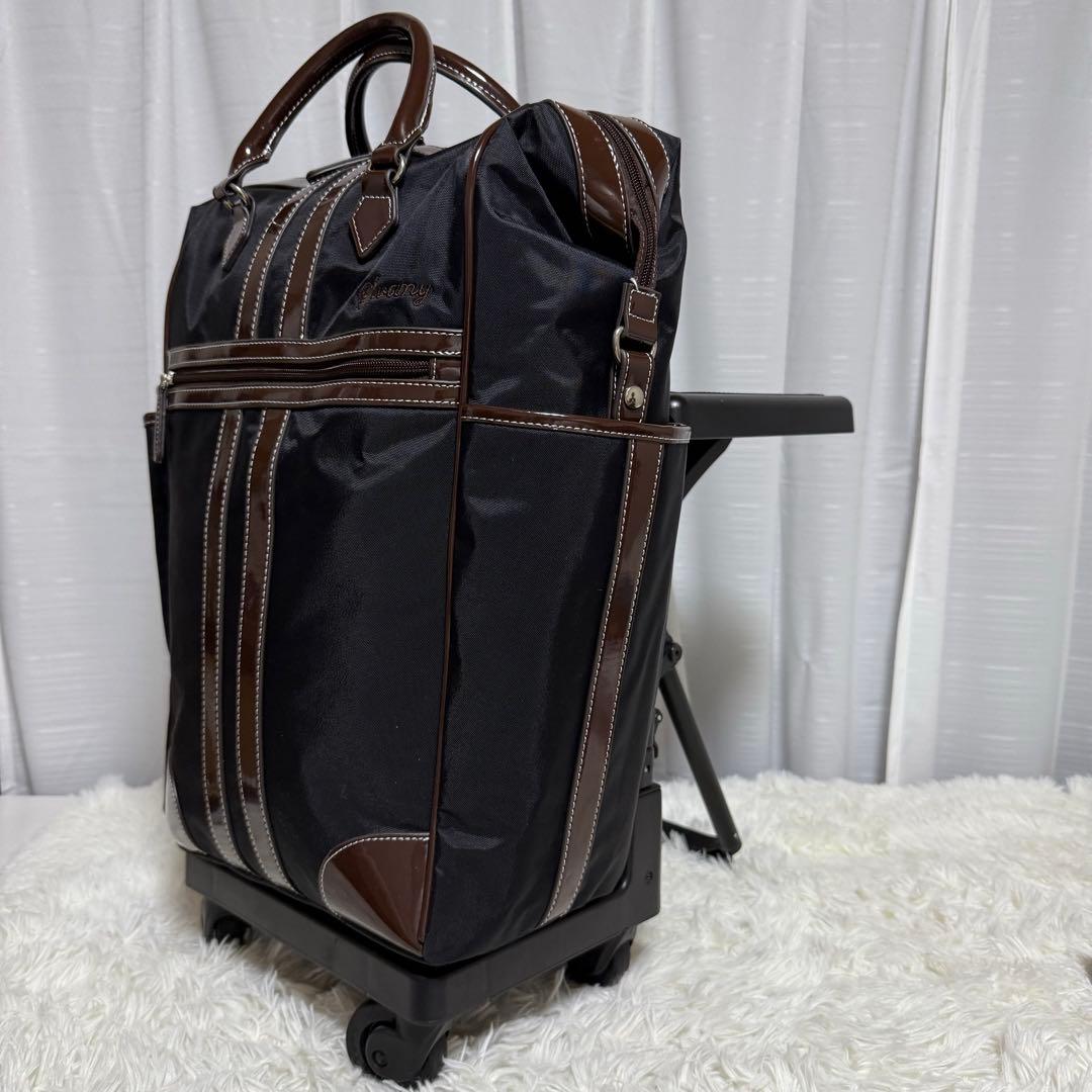 スワニールーマIIキャリーバッグ座面付き4輪キャスター