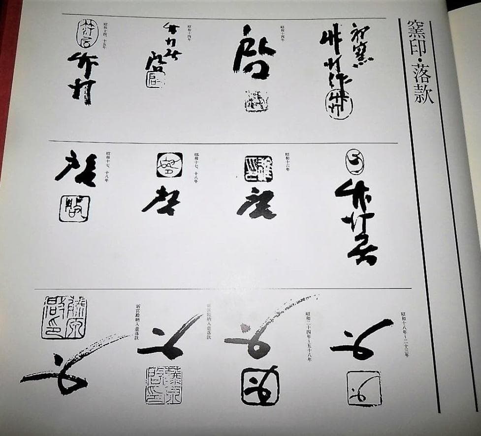 人間国宝 藤原啓 耳付窯変花入 M336