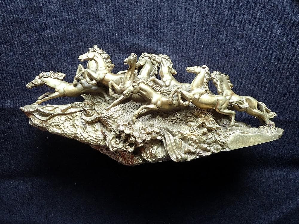 風水】九頭馬(真鍮製)