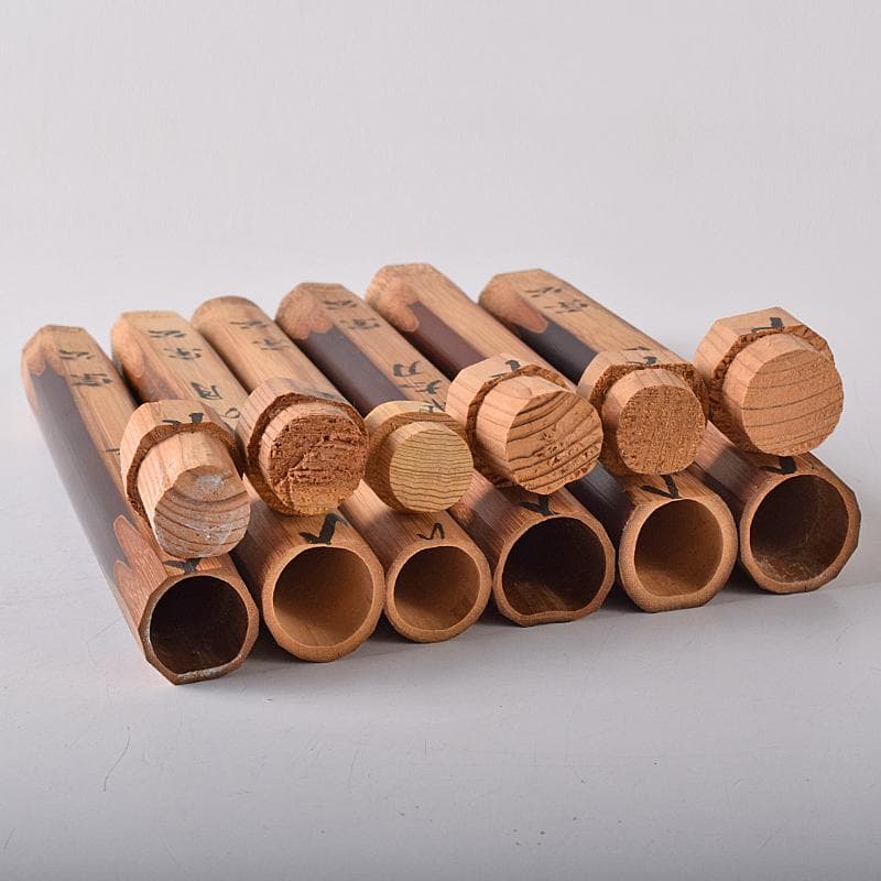 茶道具 宗公作 茶杓 銘「鶯笛」「花衣」など 六点 共筒共箱