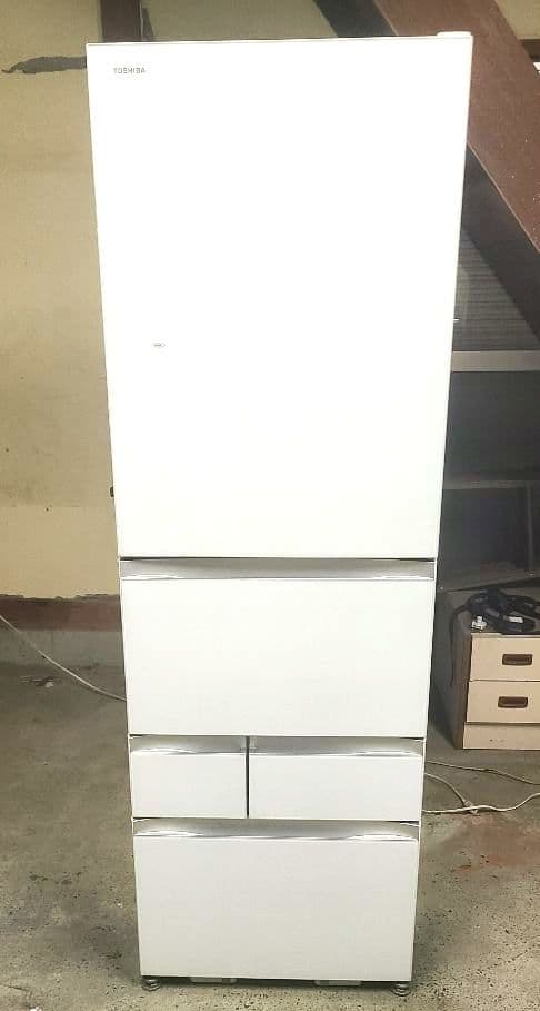 美品 TOSHIBA 大型冷蔵庫 GR-R470GW(UW) 465L 2019