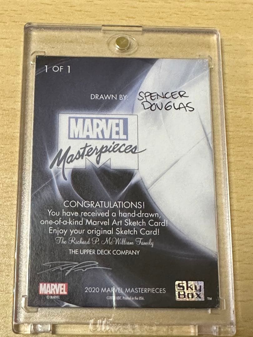 世界1枚だけ！1of1 手書き マーベル ソー - メルカリ