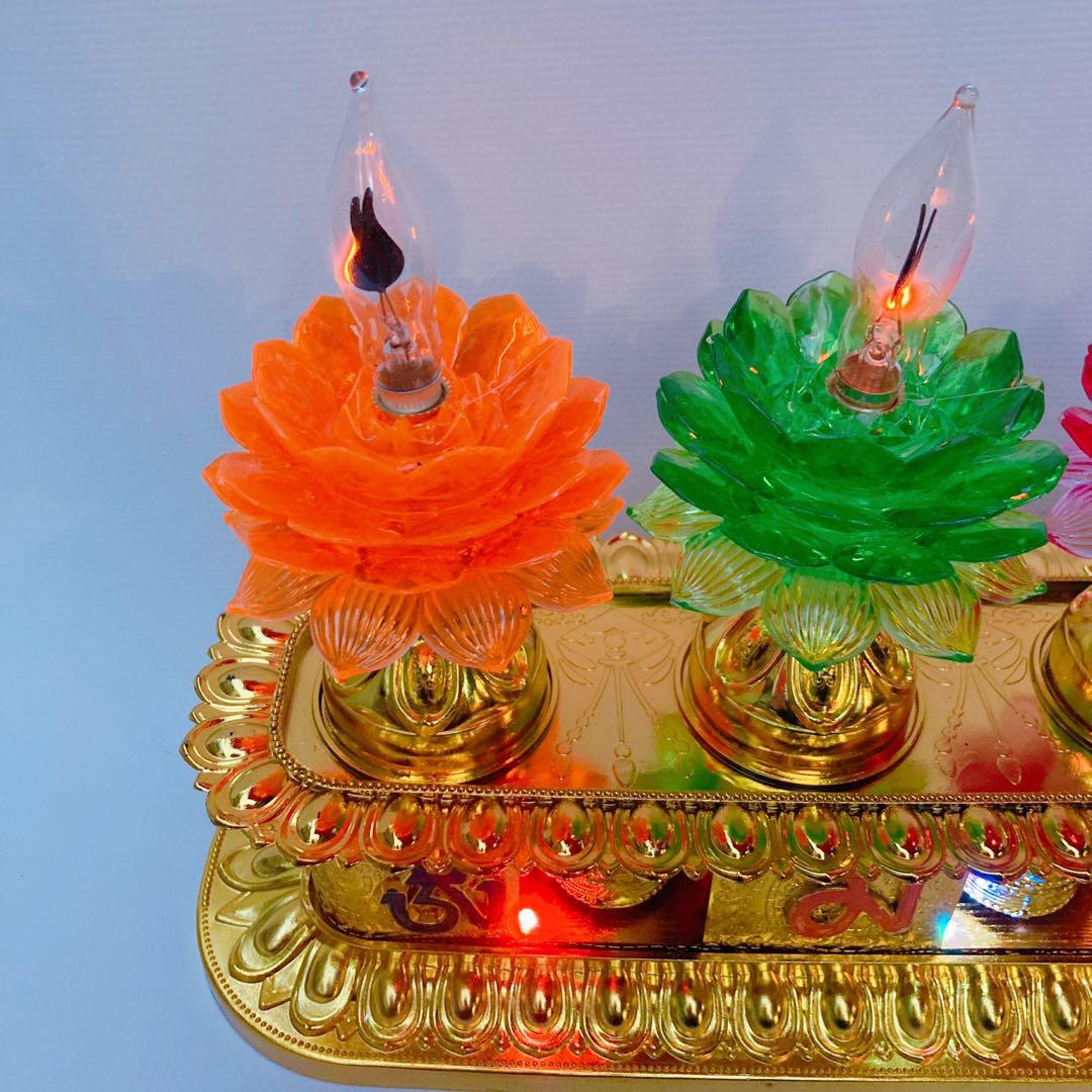 マニ車マシーン蓮 チベット密教 ロングタイプ - メルカリ