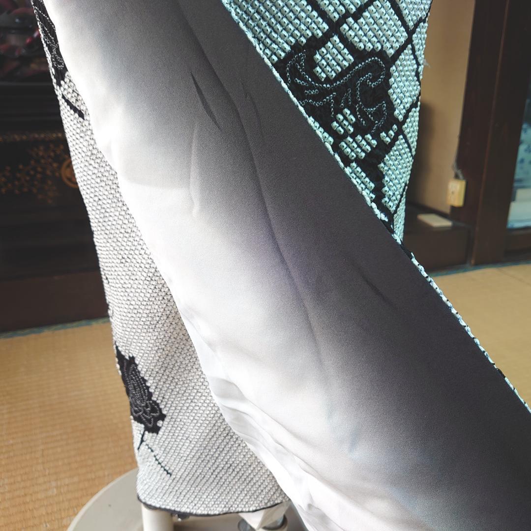 525 正絹 総絞り小紋 美品【リユース着物】#Letter bee