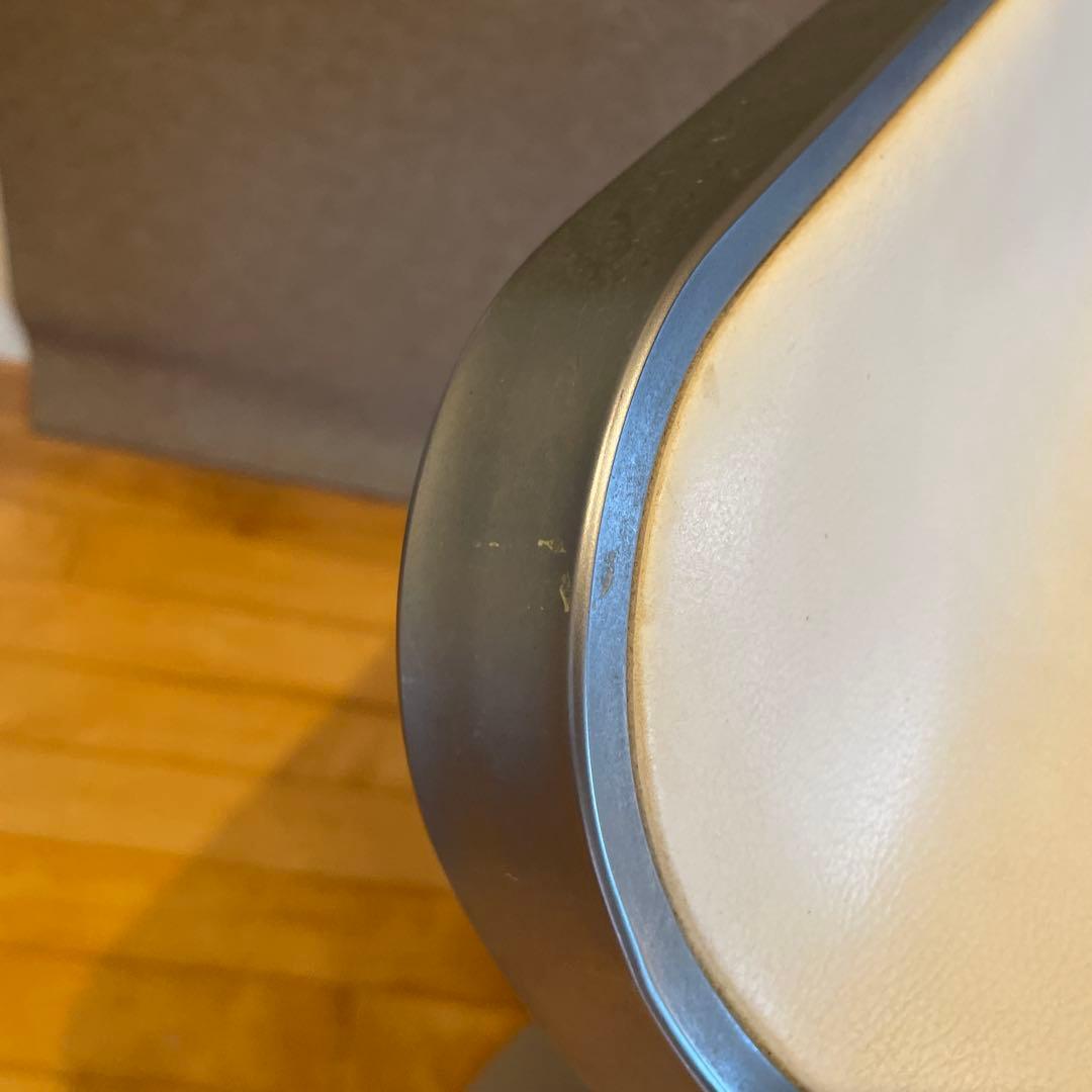 LEM ADAL ラパルマ　スツール　ハイタイプ　本革　ホワイト　①