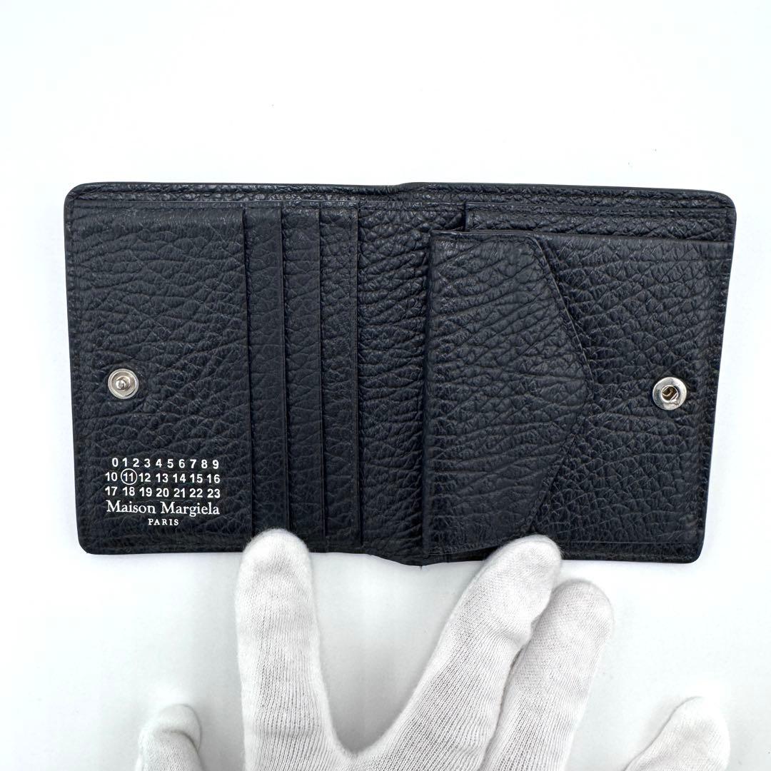 大人気】マルジェラ バイフォールド ポッパーウォレット 4ステッチ