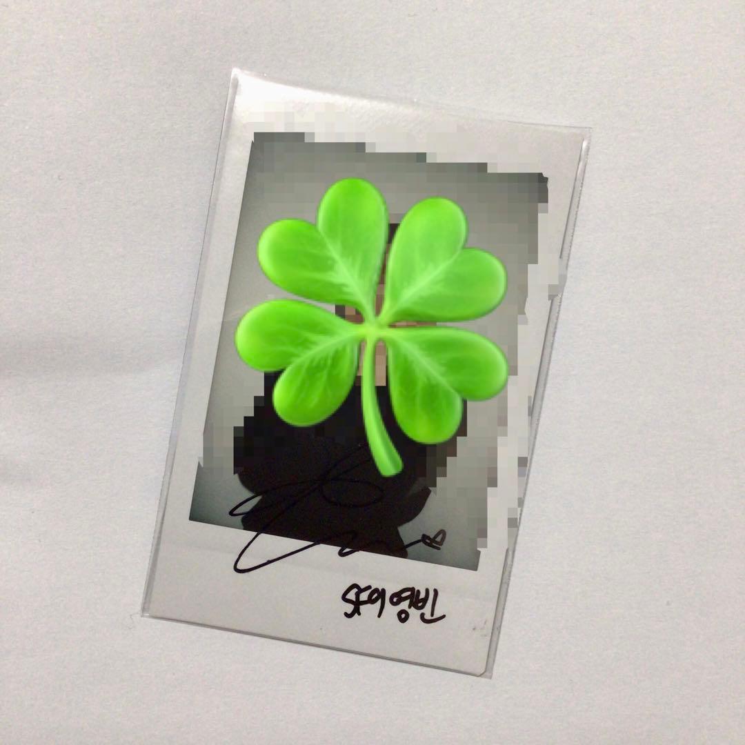 SF9 ヨンビン直筆サイン入りポラロイドチェキ