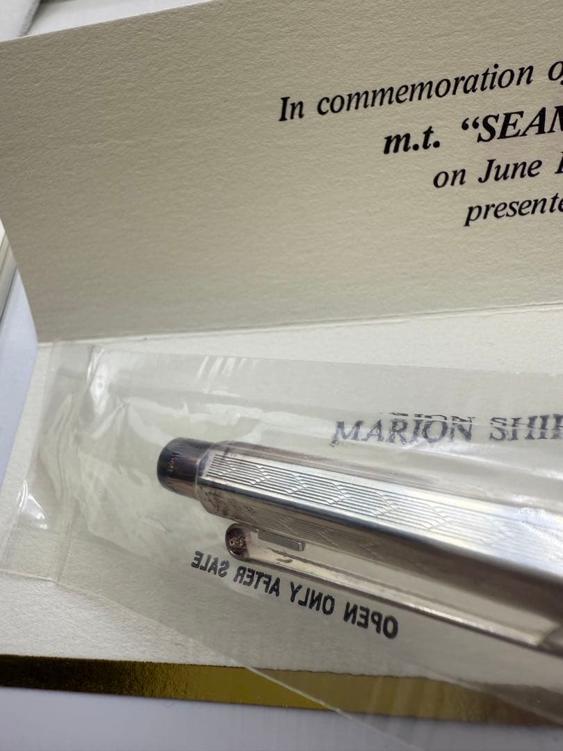 MARION SEAMASTER ボールペン兩本 MARION SEAMASTER ボールペン兩本