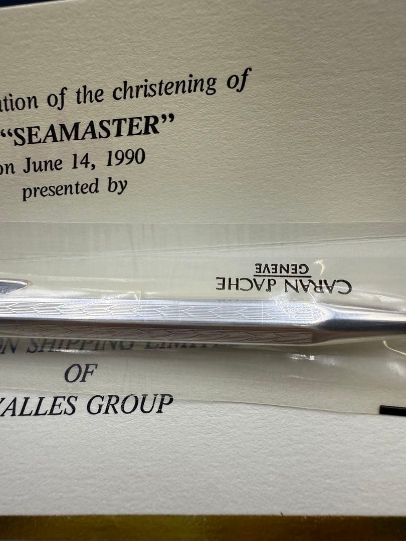 MARION SEAMASTER ボールペン兩本 MARION SEAMASTER ボールペン兩本