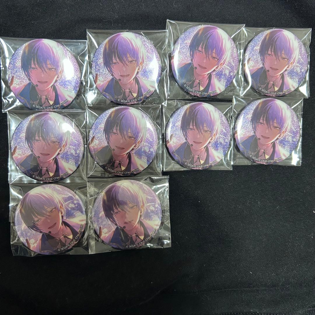 プロセカ あんスタ コラボ 青柳 冬弥 グリッター 缶バッジ 最安値