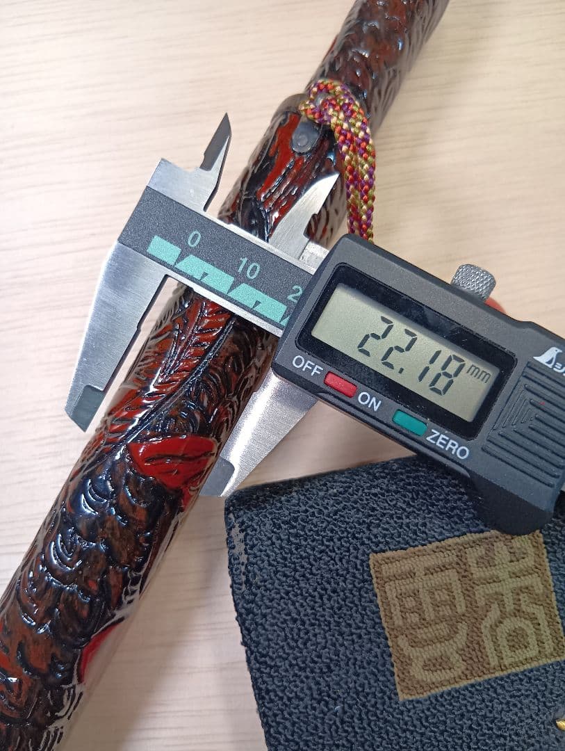 特別ホビー・楽器・アート - 煙草入れ相良刺繍天女前金具／天女漆煙管