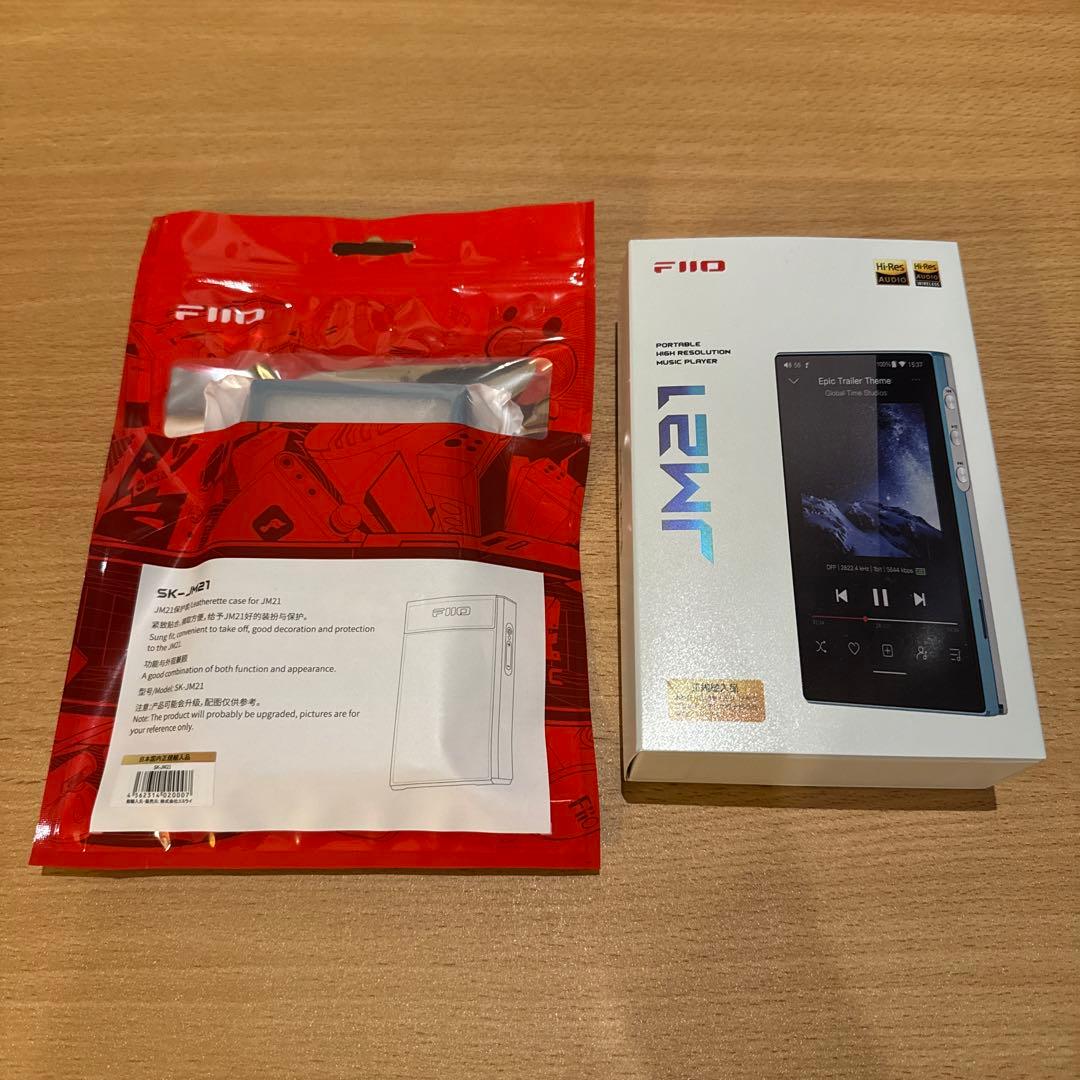 正規輸入品】 FIIO JM21 Blue 純正ケース付き
