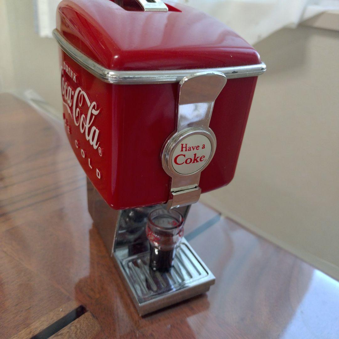 コカ・コーラ　1997年製　ディスペンサーバンク　ファウンテン型　貯金箱