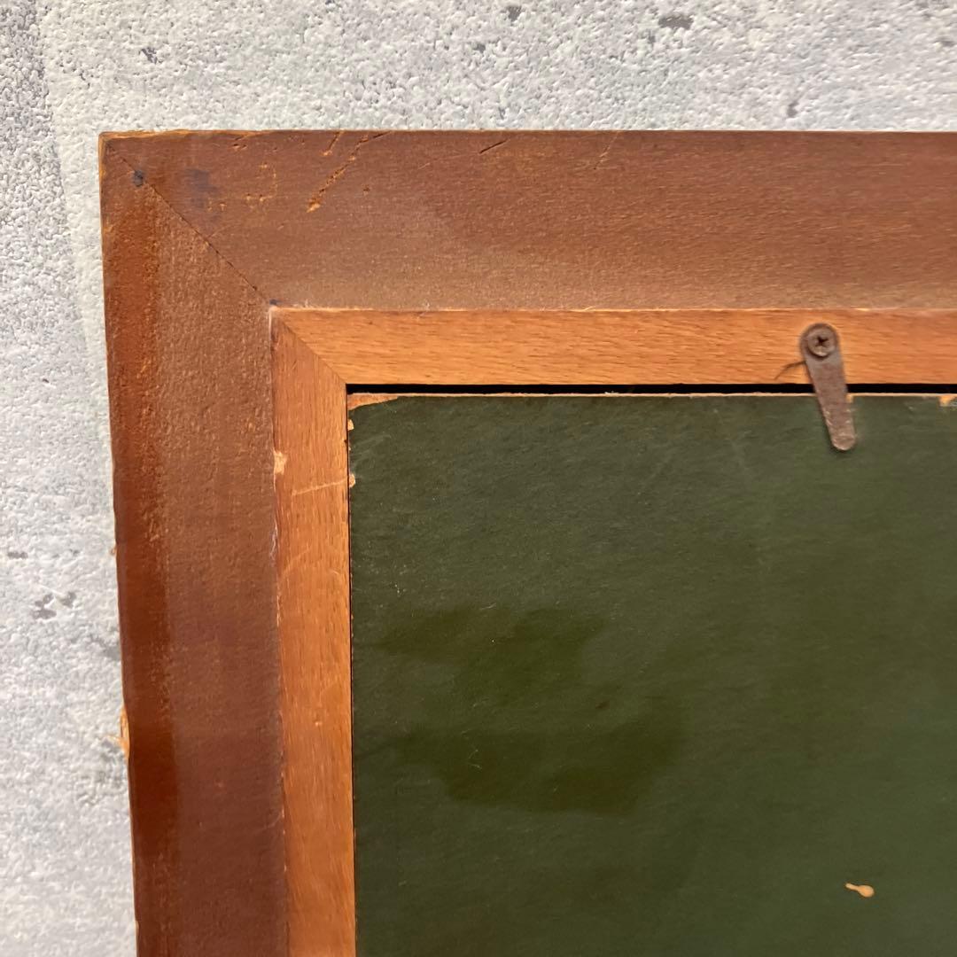 昭和レトロ 書道画 七福神 縁起物 日本の書道作品額縁付き 壁飾り