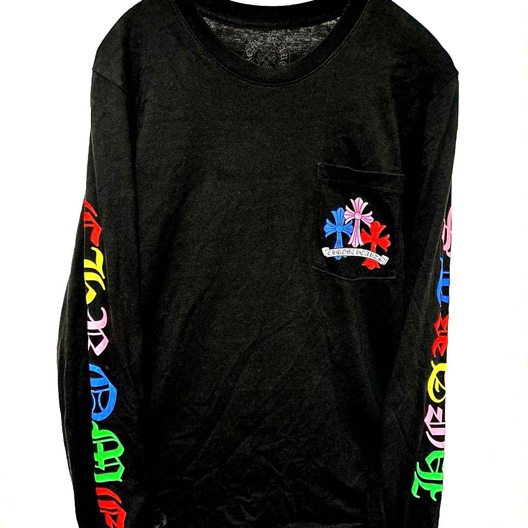 CHROME HEARTS クロムハーツ ロンT マルチカラー セメタリー