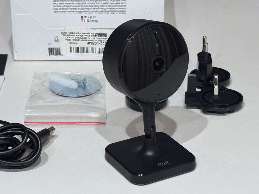 EVE Indoor Cam Apple HomeKit HKSV カメラ