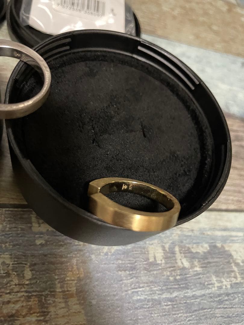 トムウッド TOM WOOD Split Ring ゴールド&シルバー2点セット