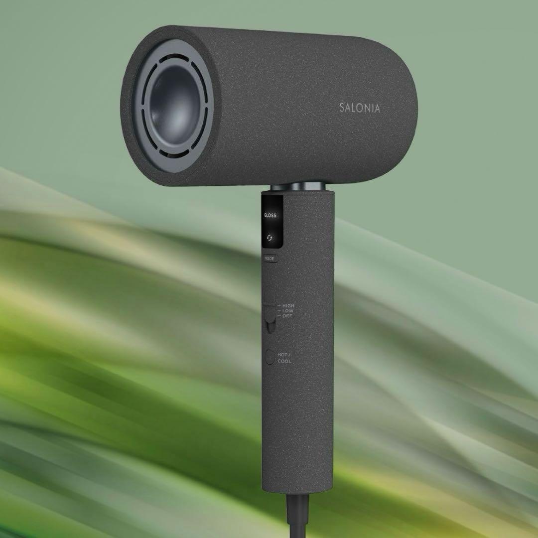 SALONIA サロニア エアトリートメント ドライヤー グラファイトブラック