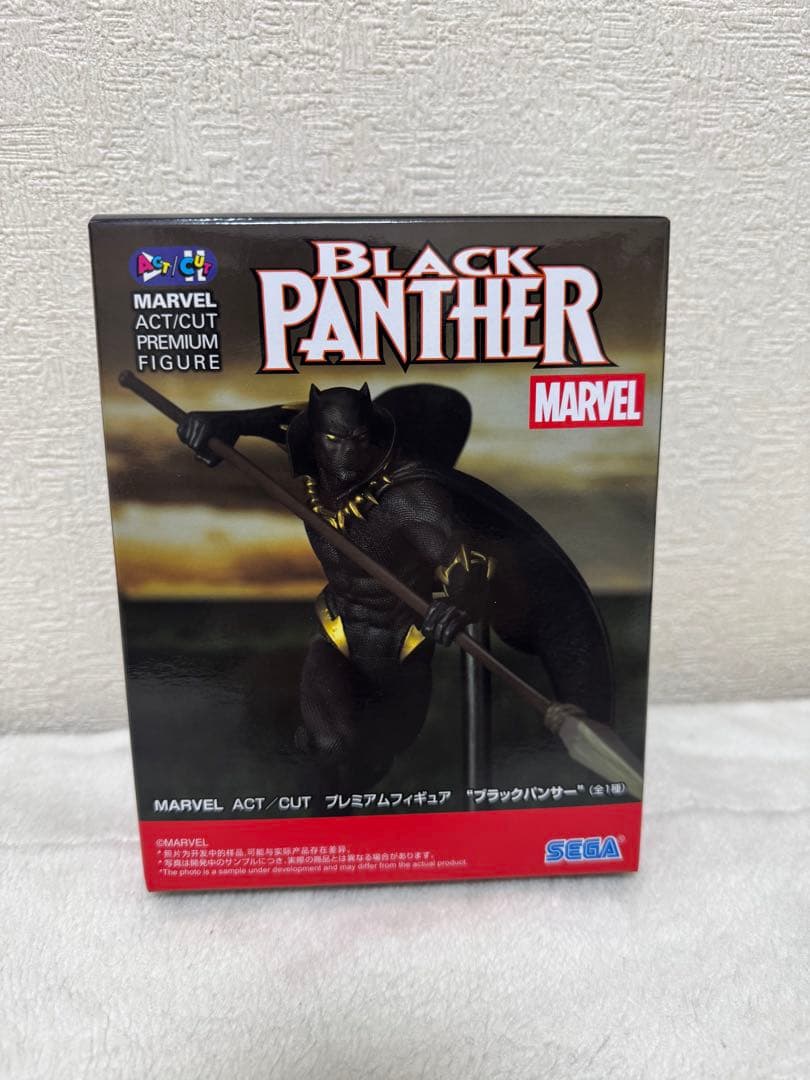 MARVEL ACT/CUT プレミアムフィギュア ブラックパンサー SEGA - メルカリ