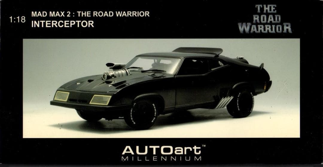 AUTOart　マッド・マックス２　インターセプタ―　1/18 AUTOart Mad Max 2 Diecast Car The Road Warrior Interceptor 1/18