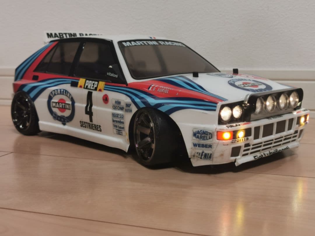 タミヤ ランチア デルタ インテグラーレ LED18灯 ボディ ラジコン RC