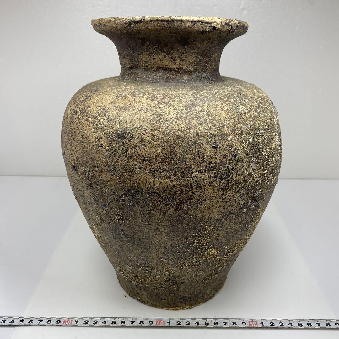 専用 古代壺 平安〜鎌倉 タヒチル 高さ31㎝ 東里7-0124☆