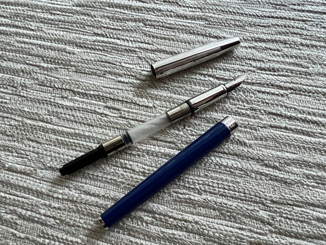 廃盤品 カランダッシュ マディソンⅡブルー軸 万年筆 18金ペン先