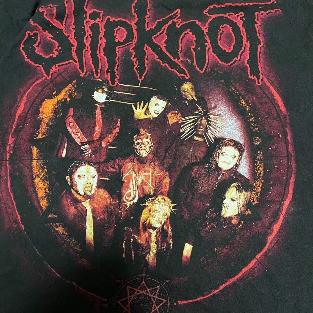 Slipknot スリップノット 古着 黒 M ロックバンド ヘビメタ Tシャツ