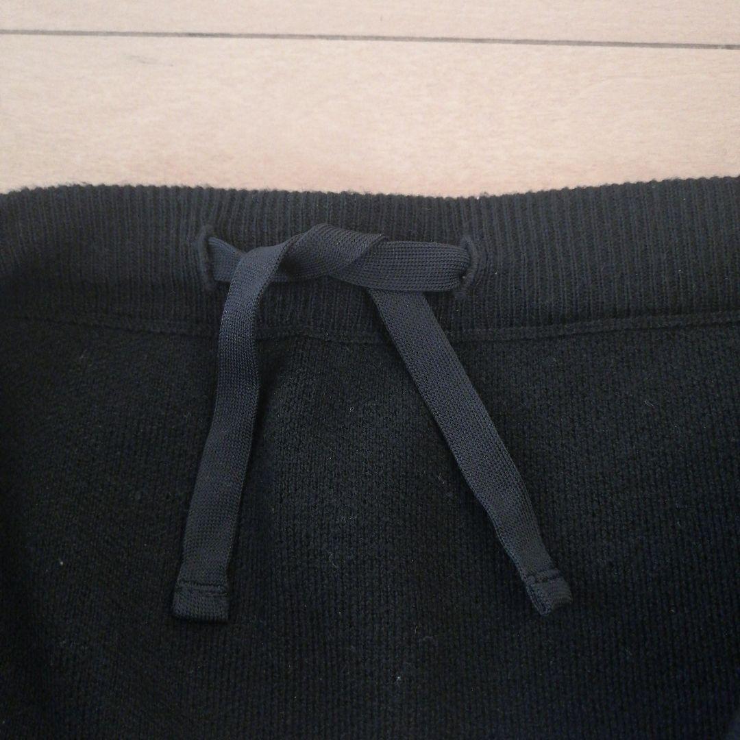 デサントゴルフ ジップスタンドセーター ニット スカート セットアップ ブラック